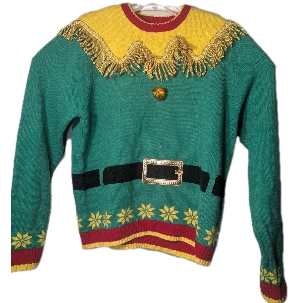 Ugly Christmas Blizzard Bay Sweater Nutcracker size XL party tacky theme